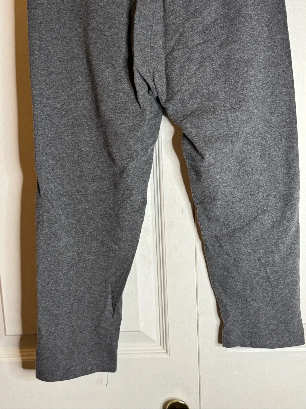 Justice Charcoal Gray Capri Leggings with Heart Accent